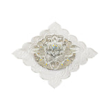 Crystal Flush Mount Led Lamp For Corridor - Elegant Ceiling Light