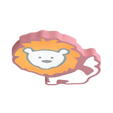 Lion Led Ceiling Lamp For Nursery And Bedroom