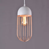 Modern Geometric Metal Pendant Light Fixture In Nordic Style For Restaurants White-Gold / C