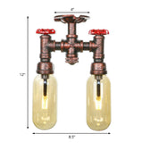 Amber Glass Semi Flush Industrial Dining Room Light Fixture In Weathered Copper - Capsule Shade