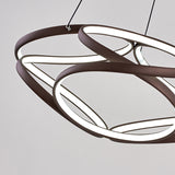 Chic Curve Led Chandelier For Modern Living Rooms