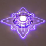Clear Crystal Led Flush Mount Ceiling Light - Simplicity And Elegance