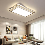 Modernist Led Flush Mount Lamp With White Acrylic Shade - Bedroom Lighting