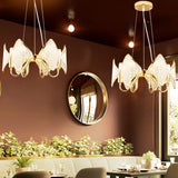 Postmodern Metal Chandelier With Rhombus Crystal Shade For Living Room Ceiling Lighting Gold / 1
