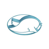 Bird Shaped Led Flushmount Light For Child Bedroom - Blue/Pink Acrylic Ceiling Fixture With Metal