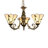 Classic Hand Cut Glass Beige Pendant Chandelier With Scalloped Edge

Note: Its Important To Include