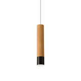 22.5/26/30 Modern Wooden Study Room Led Pendant Light With Warm/White Options Black / 22.5 White