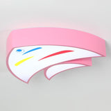 Tropical Fish Led Flush Mount Lighting For Kids’ Kindergarten: A Bright And Fun Addition! Pink /