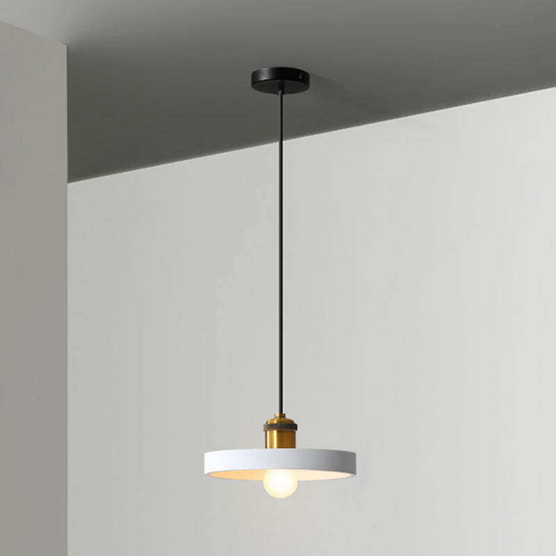 Modern Geometric Pendant Light - Stylish Resin-Cement Suspension Fixture For Dining Room White /
