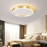 Modern Round Shade Led Flush Mount Acrylic Ceiling Lighting For Living Room
