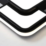 Led Simplicity Acrylic Flush Mount Ceiling Light - Black Bedroom Lighting
