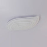 Simplicity Acrylic Living Room Led Flush Mount Ceiling Light In White
