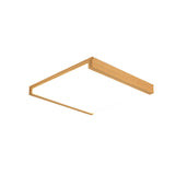 Simplicity Wood Led Flush Mount Ceiling Light For Bedroom