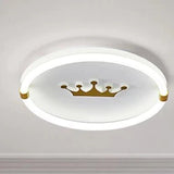 Nordic Warm Crown Master Bedroom Led Ceiling Lamp