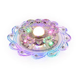 Crystal Clear Led Flush Mount Ceiling Light For Foyer - Blossom Simplicity
