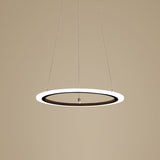 Modern 4-Tier Led Suspension Light- Black Rectangular Acrylic- Nordic Style Chandelier For Living