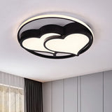 Ultrathin Led Flush Mount Bedroom Ceiling Fixture - Acrylic & Contemporary Lighting