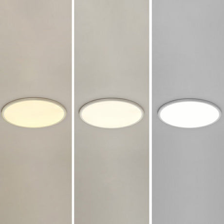 Led Ceiling Mount Fixture - Ultrathin & Simple Acrylic Flushmount Lighting In White / 39 Third Gear