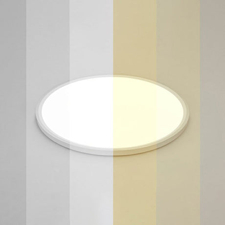 Led Ceiling Mount Fixture - Ultrathin & Simple Acrylic Flushmount Lighting In White / 31 Remote