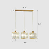 Gold Geometric Prism Crystal Pendant: Modern Simplicity Lighting For Dining Room / 25.5 Square Plate