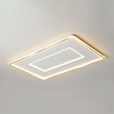 Ultra Thin Acrylic Flush Mount Ceiling Light - Simplicity White Led Lamp For Bedroom / 43 Remote