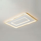 Ultra Thin Acrylic Flush Mount Ceiling Light - Simplicity White Led Lamp For Bedroom / 35.5 Remote