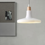 Modern Glass Pendant Lamp With Led Light In White Or Warm Tone - Bowl Cone Saucer Shape /