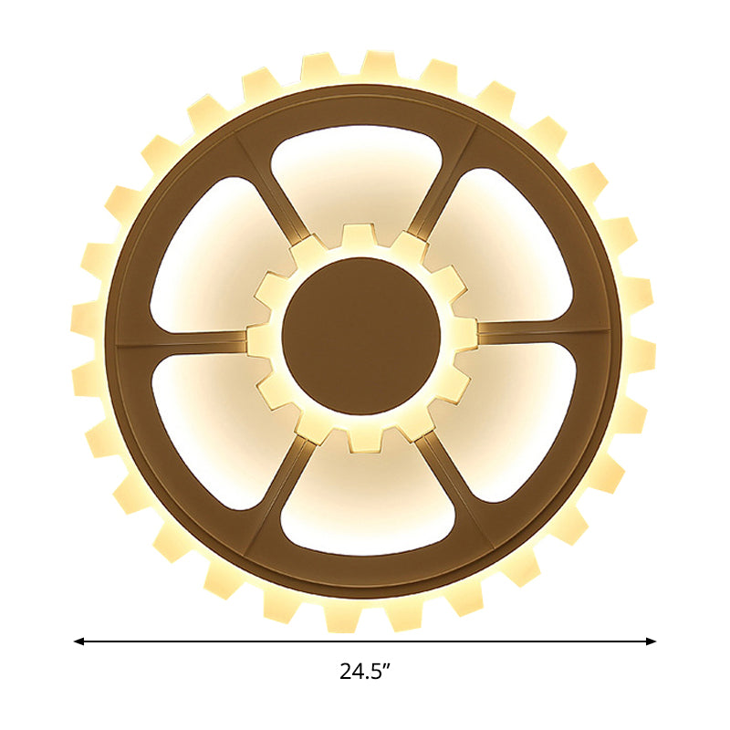Modern White Led Flower Ceiling Light For Kids’ Bedroom