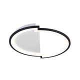 Sleek Round Acrylic Flush Mount Ceiling Light In Multiple Sizes And Colors - Led Warm/White Glow