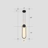 Nordic Led Suspension Light Fixture For Bedroom - Black Circular Hanging Lamp With Metallic Touch /