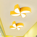 Modern Acrylic Toy Windmill Ceiling Light: Perfect For Game Rooms And Hallways Yellow / 19.5’ White