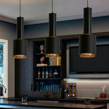 Modernist Black/White Hand Grenade Pendant Light For Restaurant: Metal Hanging Ceiling Fixture Black