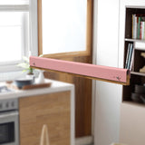 Modern Wood And Metal Pendant Light - Rectangle Shape 23.5/35.5/47 Wide 1 White/Pink/Yellow Colo(U)R