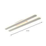 Led Flush Mount Light With Acrylic Shade - 3 Sizes & Warm/White Options