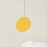 8/12W Modern Nordic Style Metal Pendant Lamp - 1 Light Black/Grey/White
