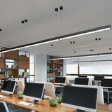 Modern Acrylic Led Pendant Lamp For Office - Sleek Bar Design