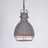 Sleek Industrial Metal Pendant Ceiling Lamp - Single Shaded Suspension Lighting For Bistro Taupe