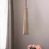 Alshain - Nordic 1 Light Pendant Lighting With Concrete Shade Black/Grey/Brown Tapered Hanging