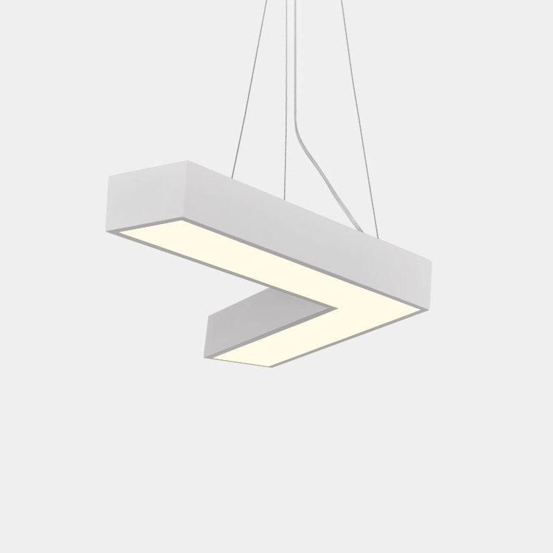 Sleek Metal V-Shaped Led Flush Mount Ceiling Light For Reception Room White / 14 Warm