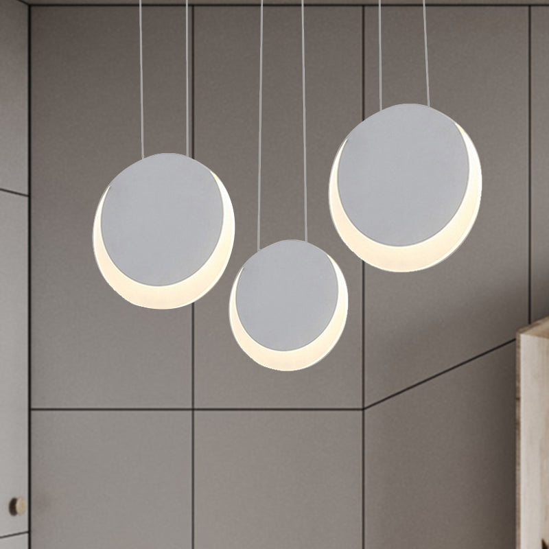 Anna - Moon Shaped Pendant Nordic Metal 3/4/5 Lights Cluster Light