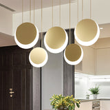 Anna - Moon Shaped Pendant Nordic Metal 3/4/5 Lights Cluster Light