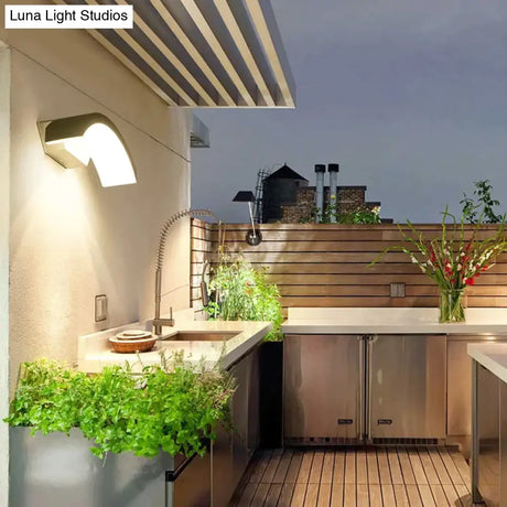 24W Led Outdoor Waterproof Walkway Front Door Garden Porch Wall Light Modern Indoor Corridor