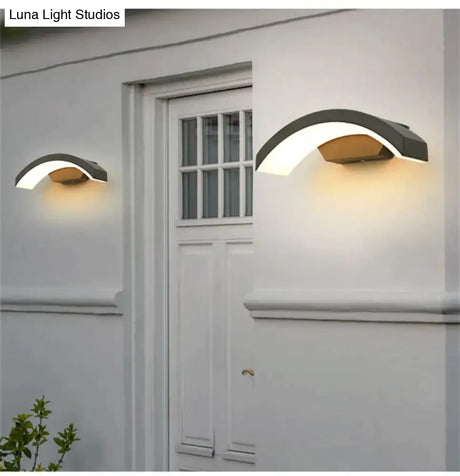 24W Led Outdoor Waterproof Walkway Front Door Garden Porch Wall Light Modern Indoor Corridor