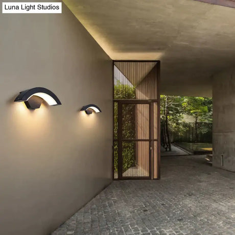 24W Led Outdoor Waterproof Walkway Front Door Garden Porch Wall Light Modern Indoor Corridor