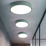 Modern Kids Bedroom Ceiling Light: Acrylic Round Flush Mount