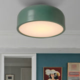Nordic Led Ceiling Light For Kids Bedroom With Acrylic Dome Shade