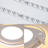 Snail Baby Room Animal Led Ceiling Lamp With Metallic Flush Circle Design
