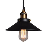 Industrial Style Black Metal Cone Pendant Lamp - Warehouse Lighting