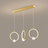 Modern Metal Led Ring Pendant Light - Stylish Indoor Lighting Fixture