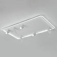 Modern Led Flush Mount Spotlight For Living Room Ceiling - Acrylic Rectangular Design White / 31.5’